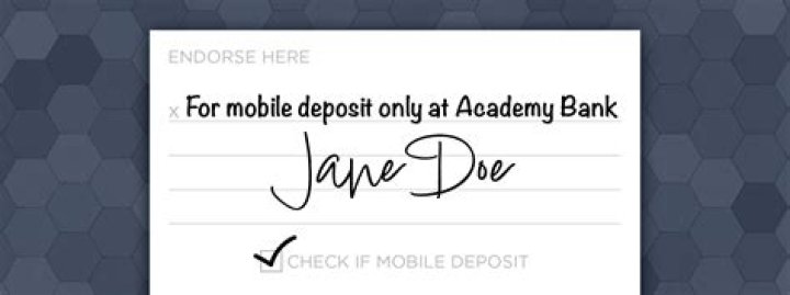 Do I have to write for deposit only?