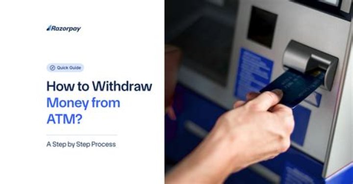 How do I withdraw money from my automatic teller machine?