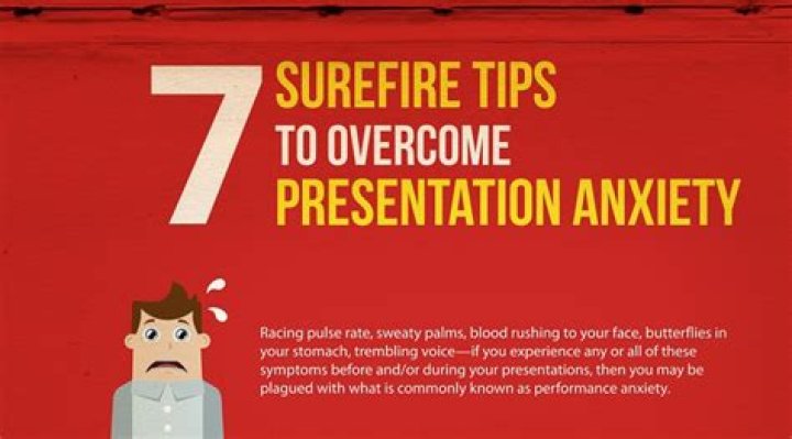 How do you overcome anxiety during a presentation?