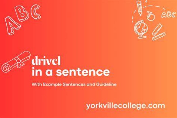 How do you use drivel in a sentence?