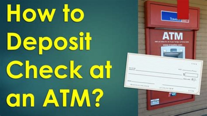 How does depositing a check work?