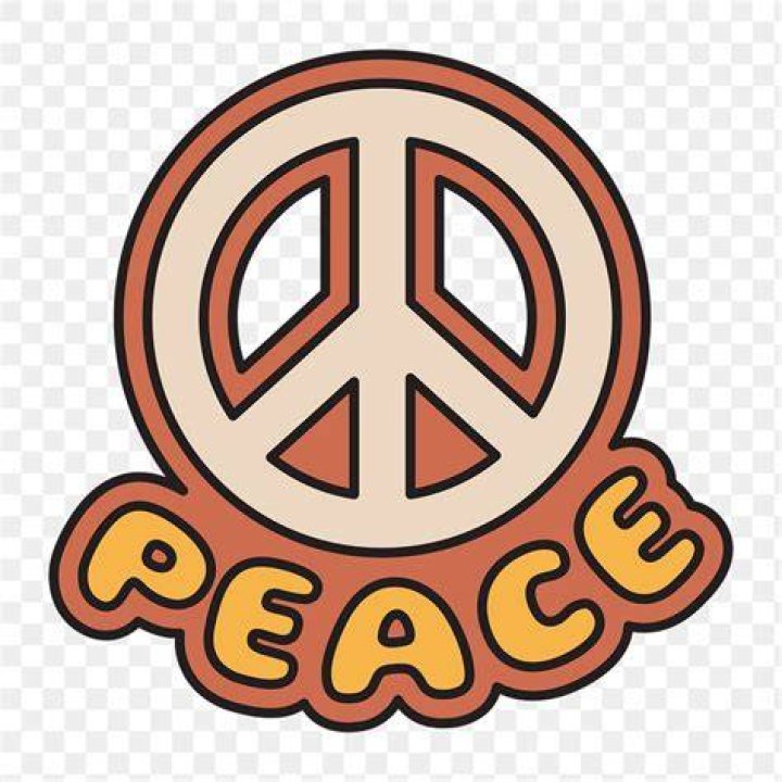What company has a peace sign logo?
