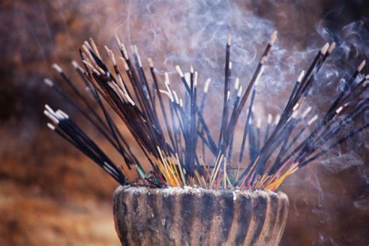 What does burning incense do?