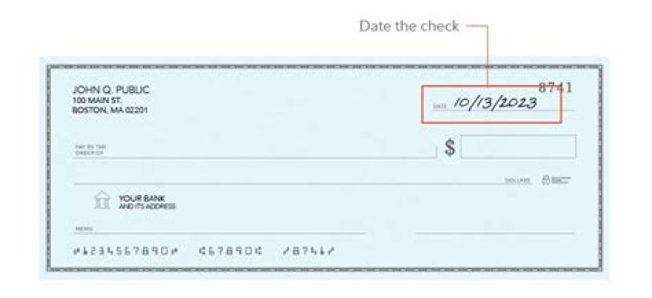 What is a ante-dated check?