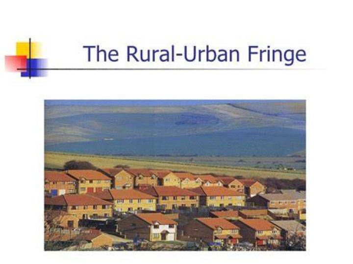 What is an example of a rural fringe?