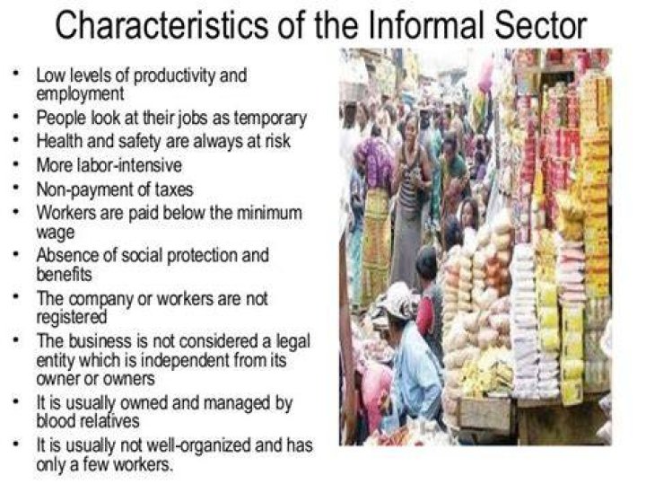 What is an informal business sector?