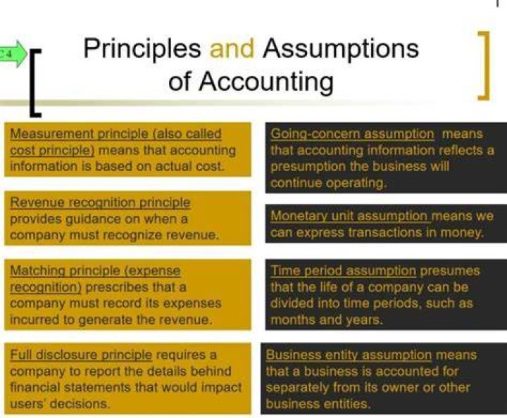 What is the difference between principles and assumptions?