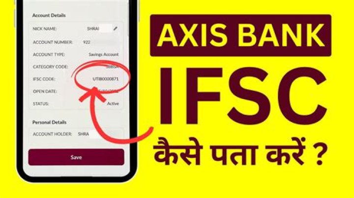 Where can I find my Axis Bank IFSC code?