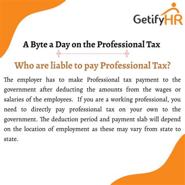 Who all are liable to pay tax?