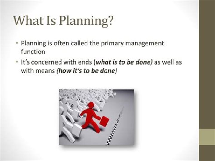 Why is planning often called the primary management function?